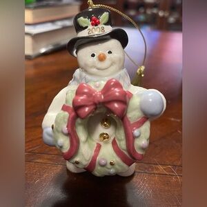 2008 Lenox Snowman Christmas Tree ornament.